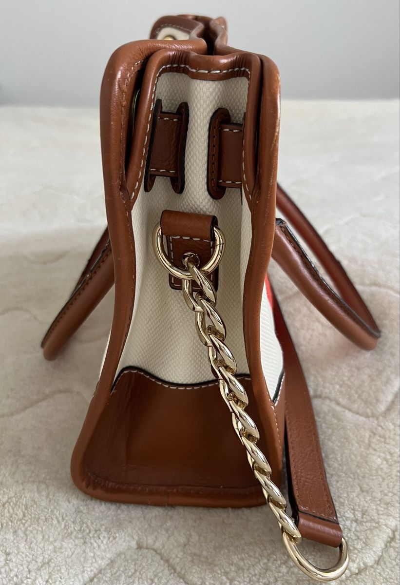 Michael Kors Borse da donna: Michael Kors Tasche, Canvas/Leder, rot/weiss. – Usato da Uster venduto da Family_Boutique 5