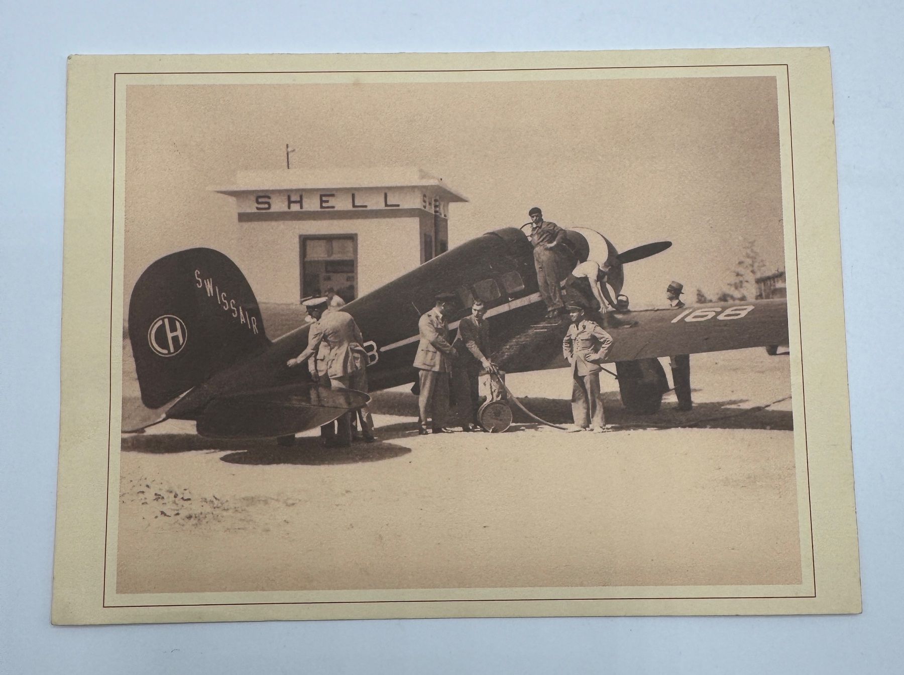 Ansichtskarten: Swissair Lockheed-Orion, Tunis 1932 – Gebraucht aus Sachseln von BONATI01