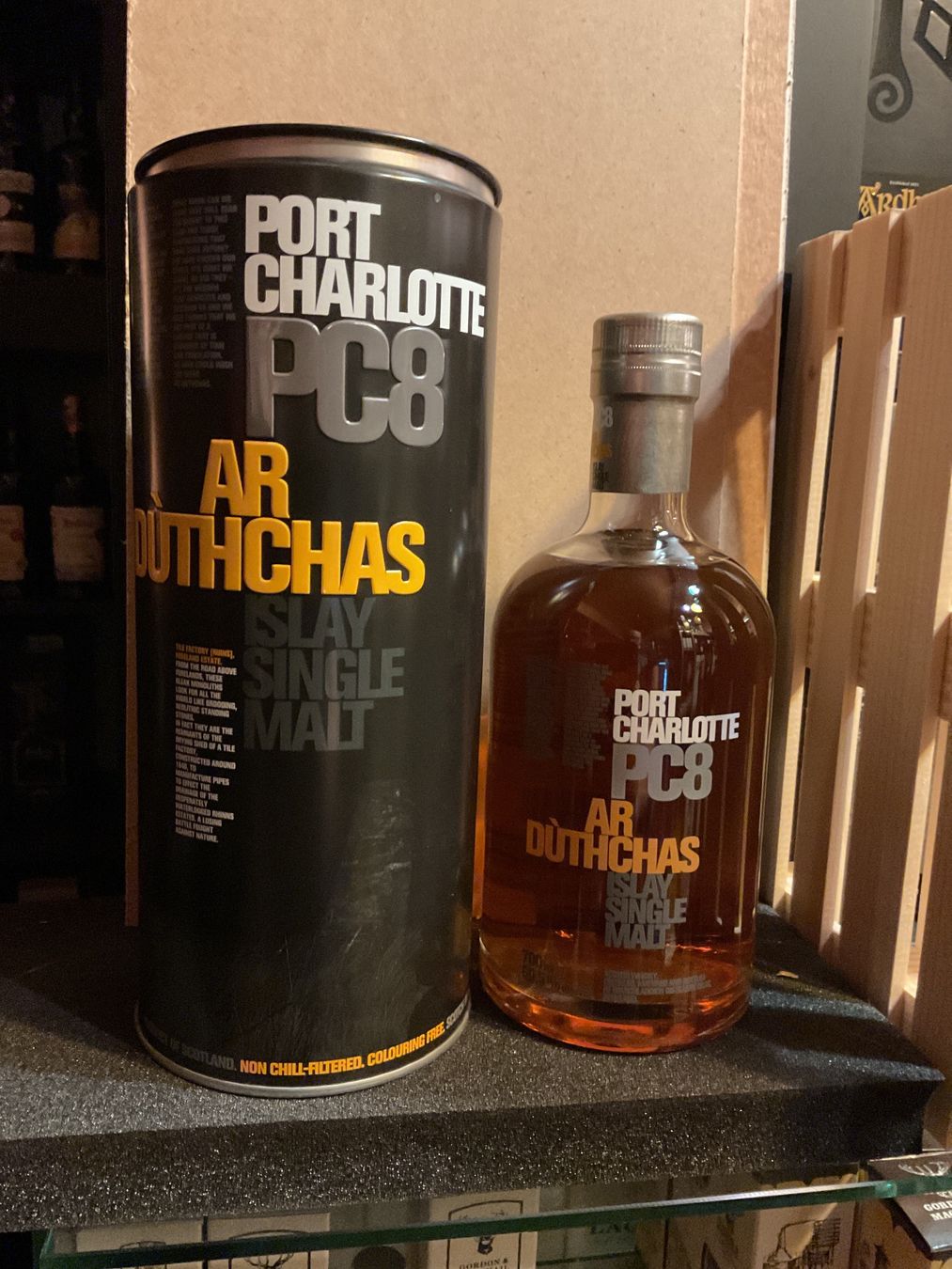 Port Charlotte Bevande alcoliche: Port Charlotte PC8 ab 1.-!!! – Nuovo e nell'imballaggio originale da Mülchi venduto da Lafite70