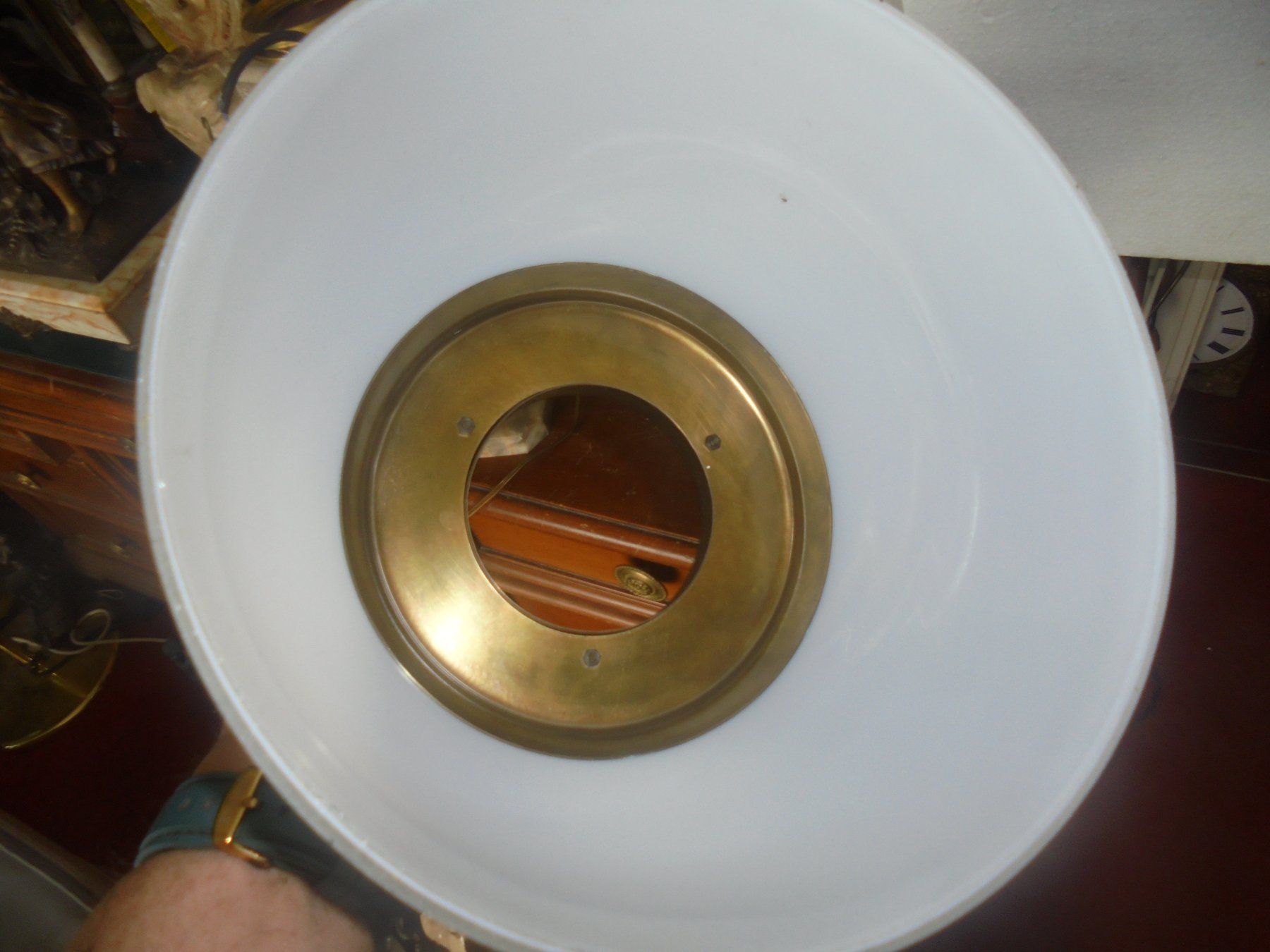 Lampade: Alte Tischlampe ca. 1950 – Usato da Camorino venduto da Hunpete 7