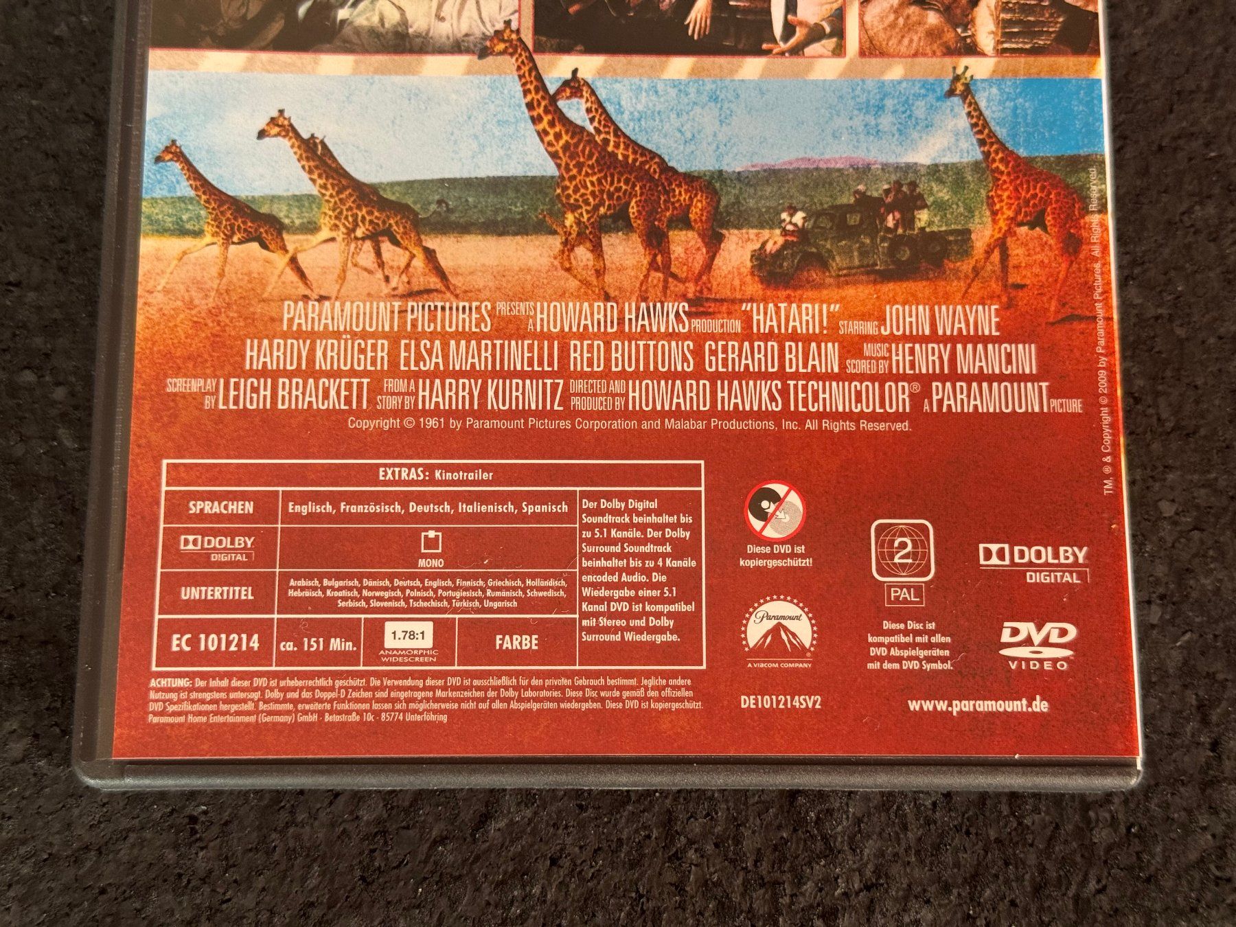 Tutti i DVDs: HATARI DVD EN/DE/FR/IT/SP JohnWayne – Usato da Fribourg venduto da tschjoly 3