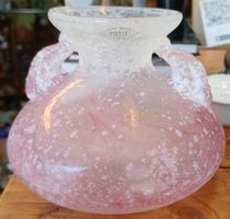 rosa Vase von DIPI Rossi Imperio Made in Murano Italy