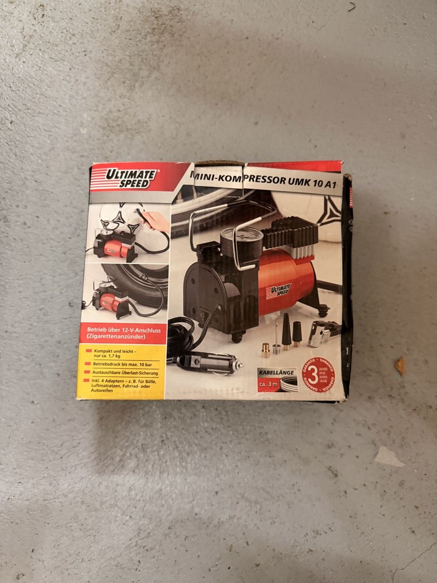 Compressori: Ultimate Speed Mini-Kompressor Original Verpackt – Nuovo e nell'imballaggio originale da Muri AG venduto da GIRO777