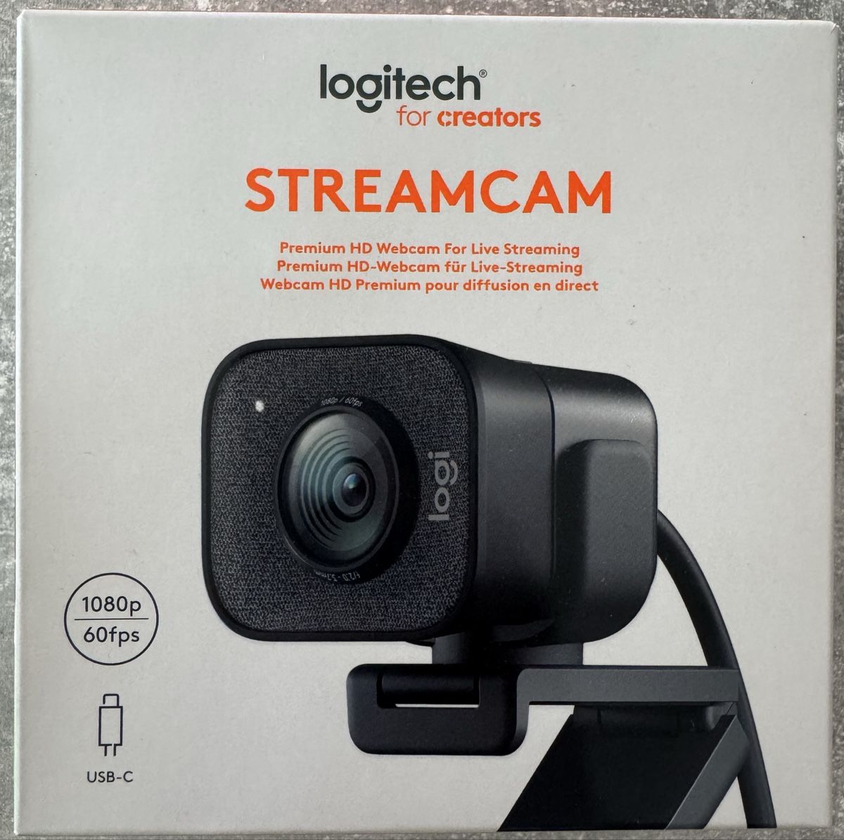 Logitech Webcam: Logitech for creators StreamCam Full HD Webcam 1080p 60fps – Nuovo e nell'imballaggio originale da Bern venduto da Sa__lee