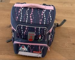 Schulranzen Step by Step Muster blau/pink gut erhalten