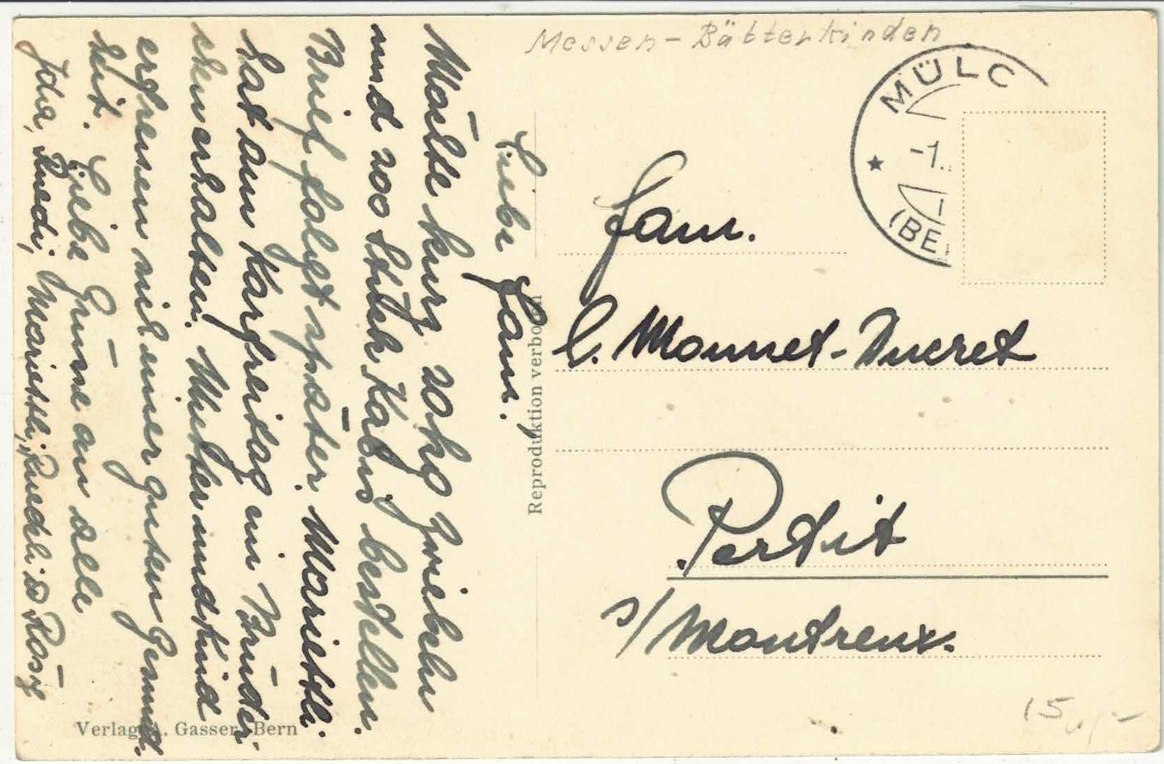 Cartes postales: Mülchi - Gesamtansicht – D'occasion à Ettingen par Kartenplanet 1