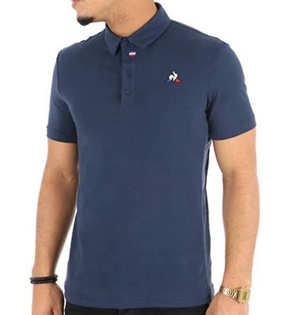 Le Coq Sportif Polo unisexe taille S ou L Bleu (NEUF)