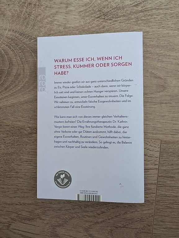 Libri: Buch über Essverhalten  – Usato da Hilterfingen venduto da tum_56l6 1