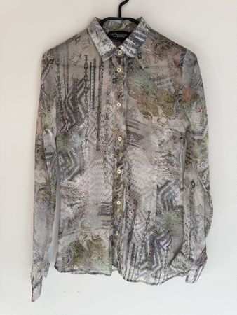 Neue Seidenbluse gr 36