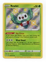 Rowlet SV001/SV122 Shiny Rare Shining Fates Shiny Vault EN