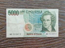 Italien 5'000 Lire 1985 !!!!!