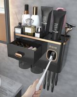 Neuer, praktischer Badezimmer Organizer in Schwarz!