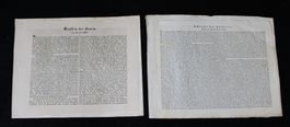 antike Karten von 1805 & 1809 (GK)
