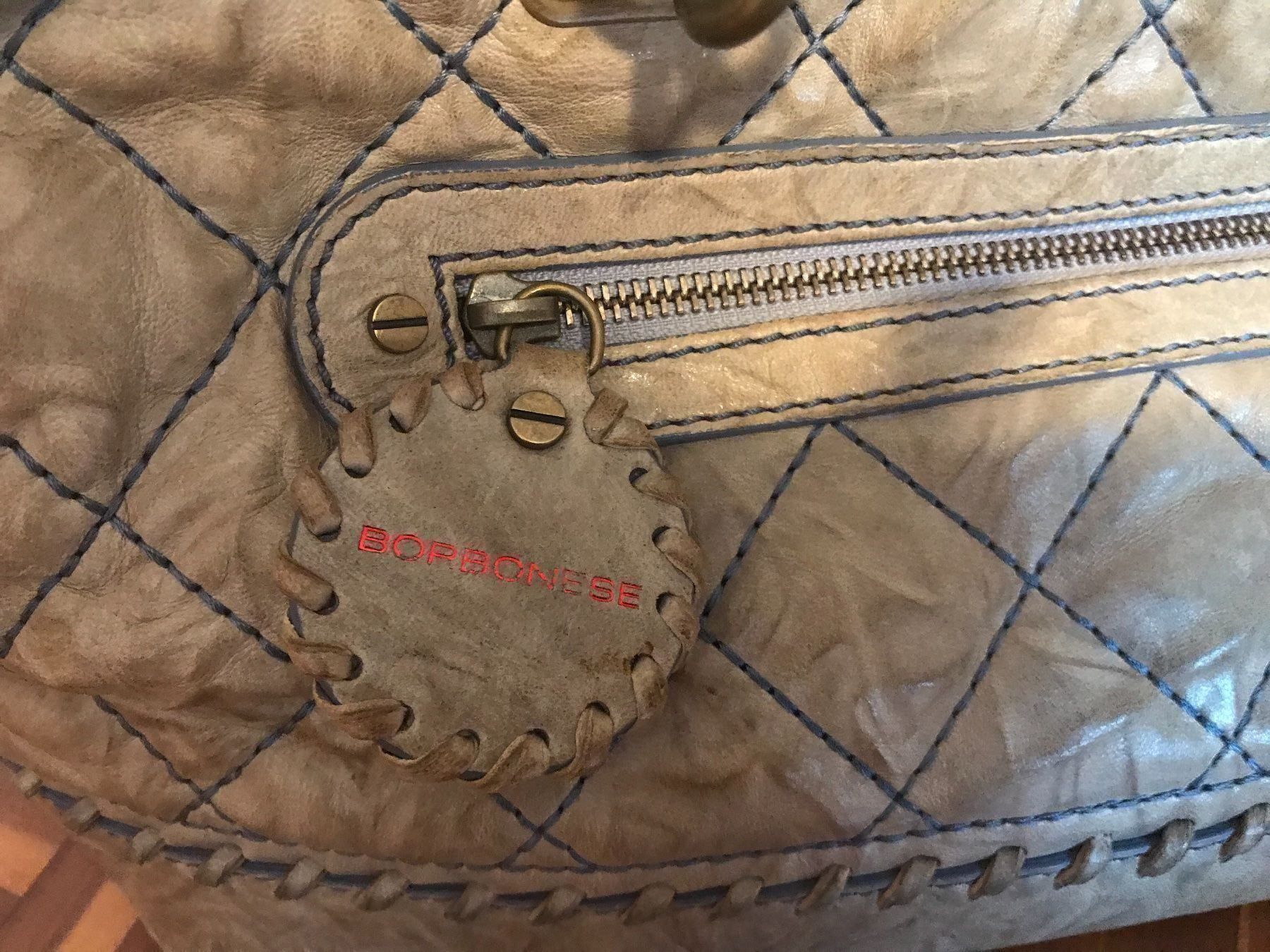 Borbonese Borse da donna: BORBONESE Leder Tasche – Usato da Vezia venduto da luce2011 1