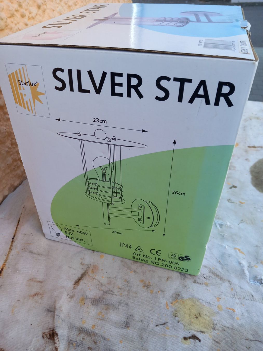 Lampen: Silver Star Edelstahl Aussenleuchte – Neu und originalverpackt aus Rheinau von profitronic.shop 1