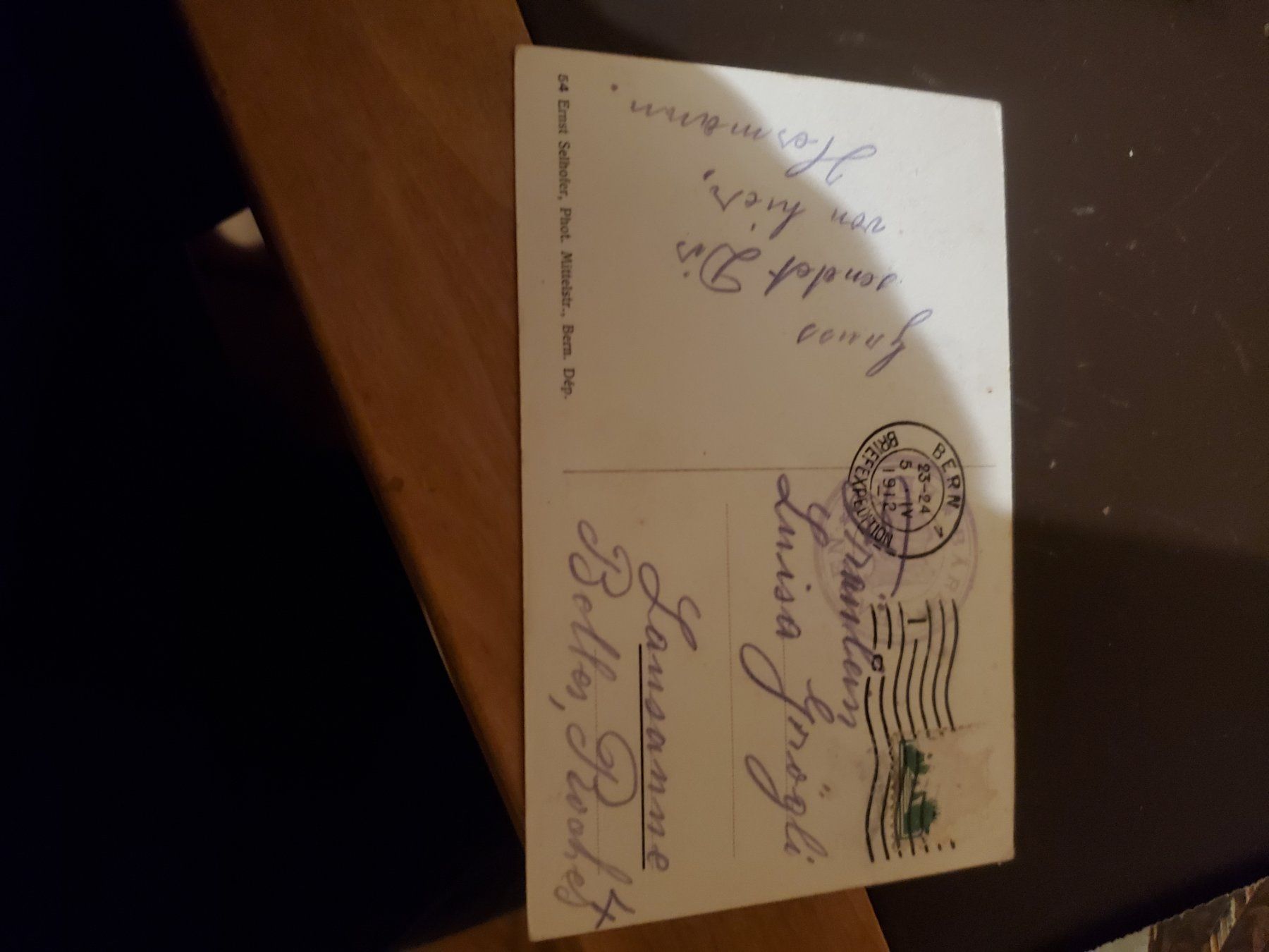 Ansichtskarten: Antike Postkarte Bern  Bärengraben – Gebraucht aus Appenzell-Steinegg von lichs 1
