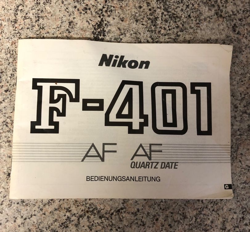 Mode d'emploi Nikon F-401S (73 des pages