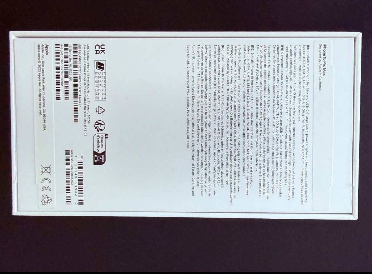 Apple Portables: iPhone 15Pro Max | 512GB | Natural Titanium | 87% – Neuf (Voir description) à St. Margrethen SG par Elleiseverywhere 2