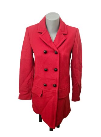 Roter Zara Wollmantel Mantel Gr. S neuwertig für den Winter!