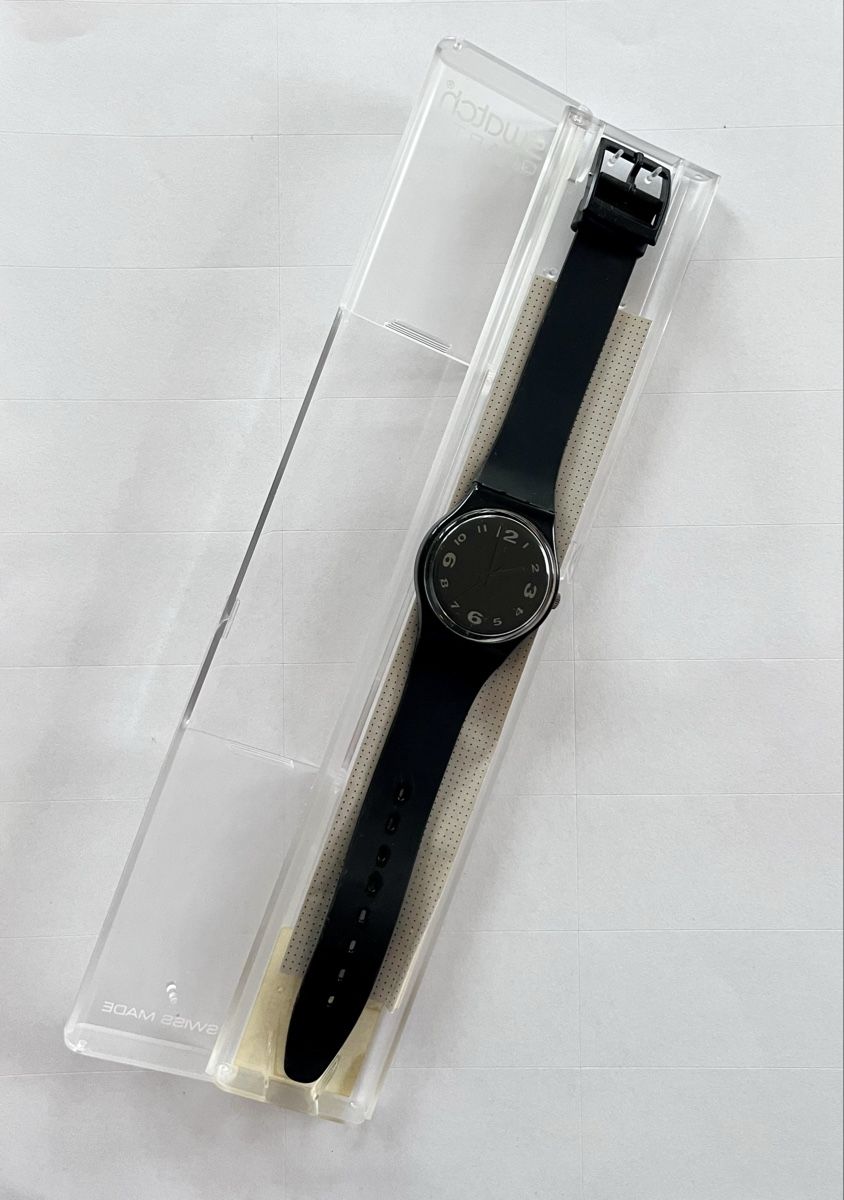 Swatch Orologi: Swatch Vintage Uhr "After Dark" 1991 – Usato da Wädenswil venduto da melleidl 1