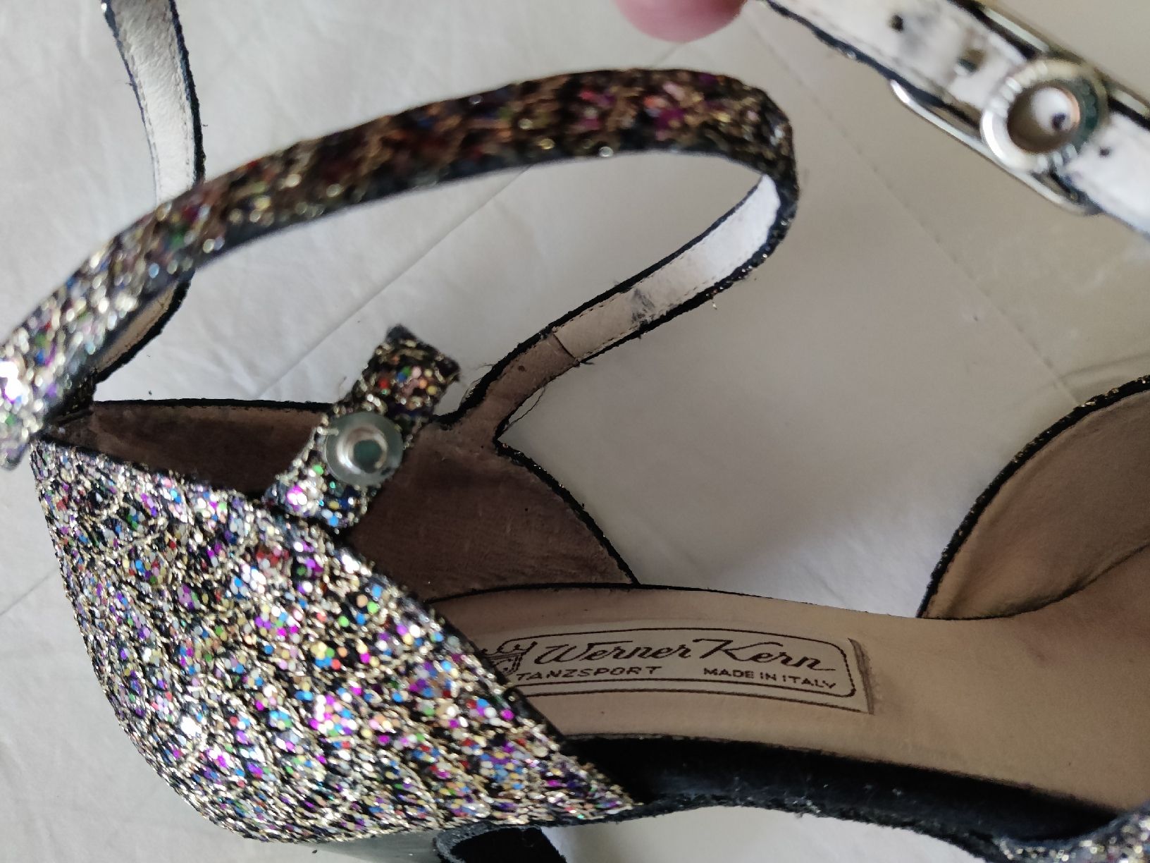 Scarpe da donna: WERNER KERN Danse Shoes sparkly multi coloured + brush – Nuovo (secondo la descrizione) da Neirivue venduto da naz_z28w 4