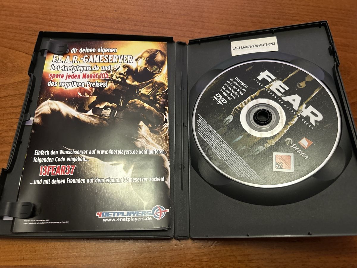 Giochi: F.E.A.R. PC Spiel Deutsch guter Zustand – Usato da Obergösgen venduto da mad_56fp 2