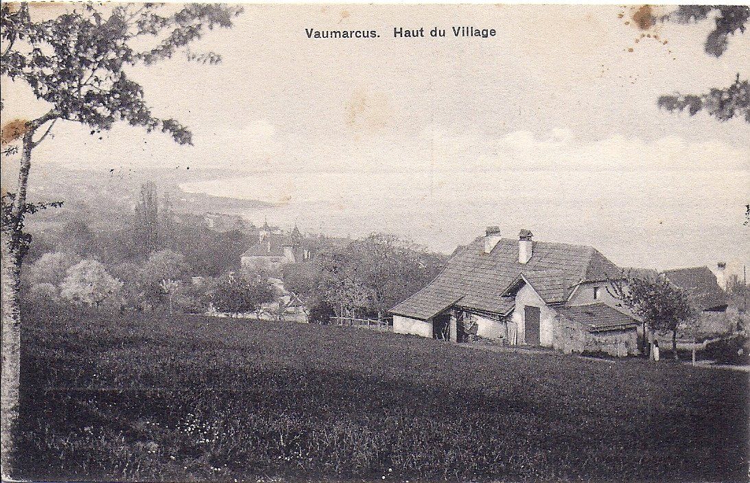 Cartoline postali: VAUMARCUS, le haut du village – Usato da Les Verrières venduto da Scampi0