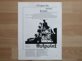 Orig. Werbung Hotpoint, Merker AG Baden