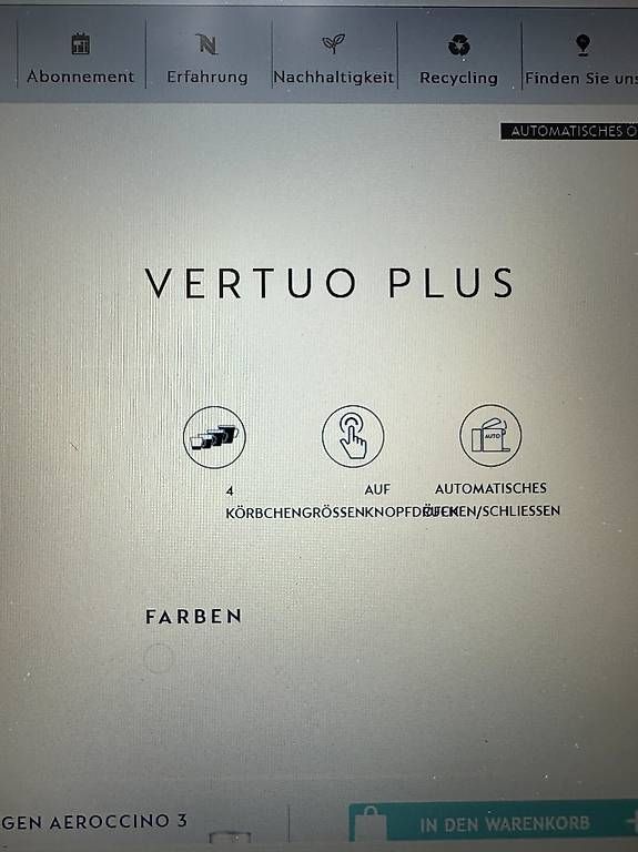 Nespresso Kaffeemaschinen & Espressomaschinen: Nespresso Vertuo Plus Kaffeemaschine – Neu (gemäss Beschreibung) aus Berlingen von Langley 2