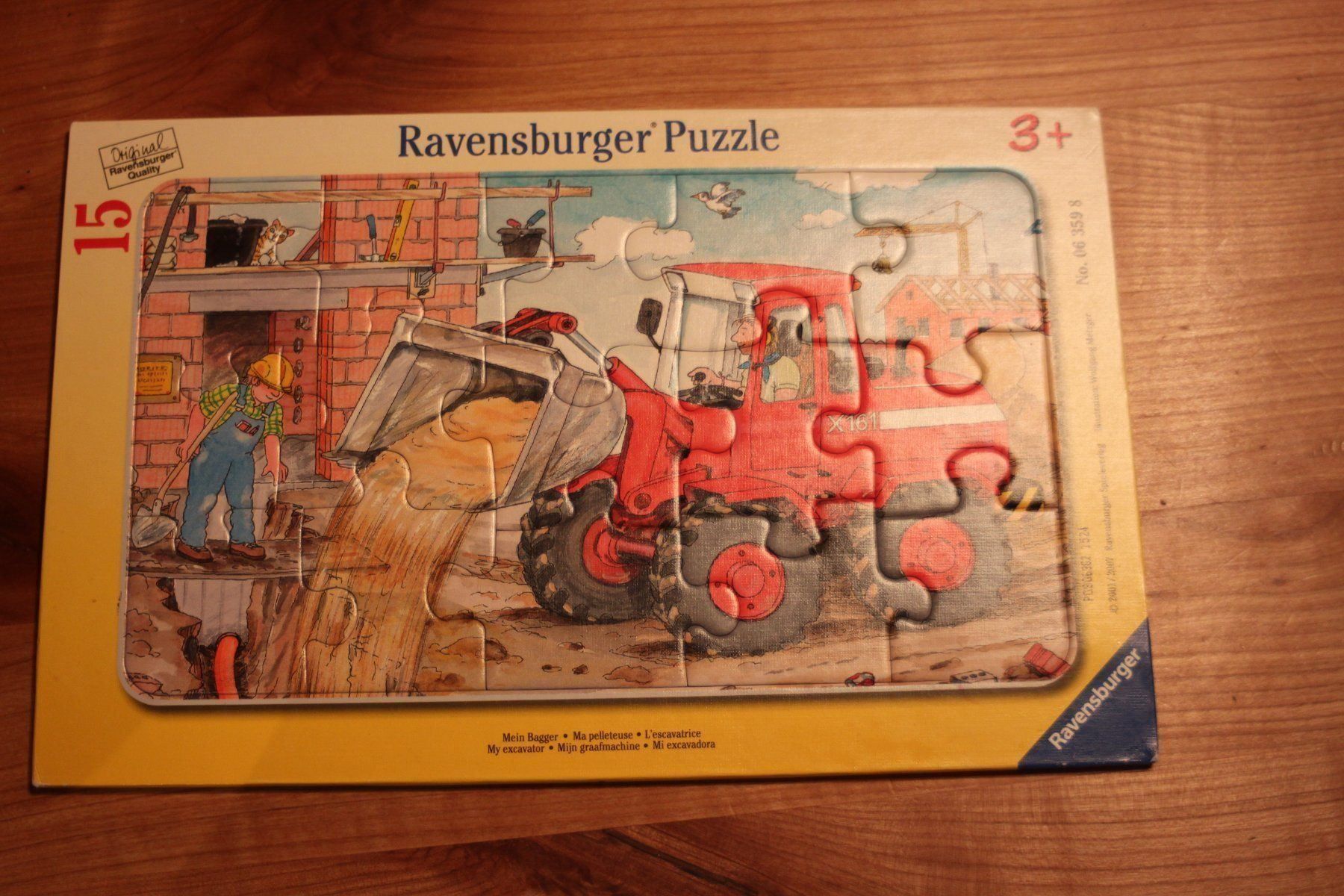 Ravensburger Puzzle: Puzzle mit Pneulader, 15 Teile, ab 3J – Usato da Wenslingen venduto da Strick4Alpaca