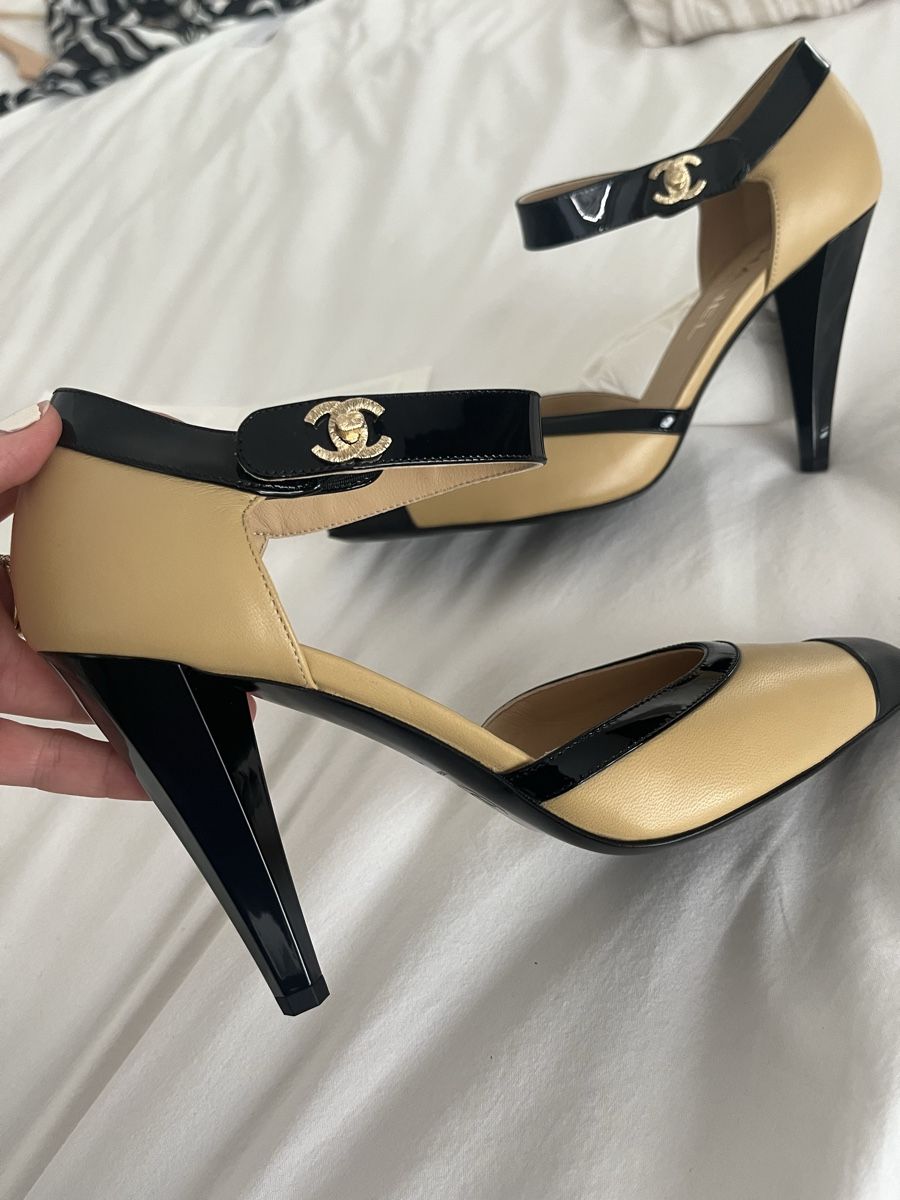 Chanel Scarpe da donna: CHANEL Pumps beige/black size 39 new condition – Nuovo e nell'imballaggio originale da Zürich venduto da ace_7yvh 6
