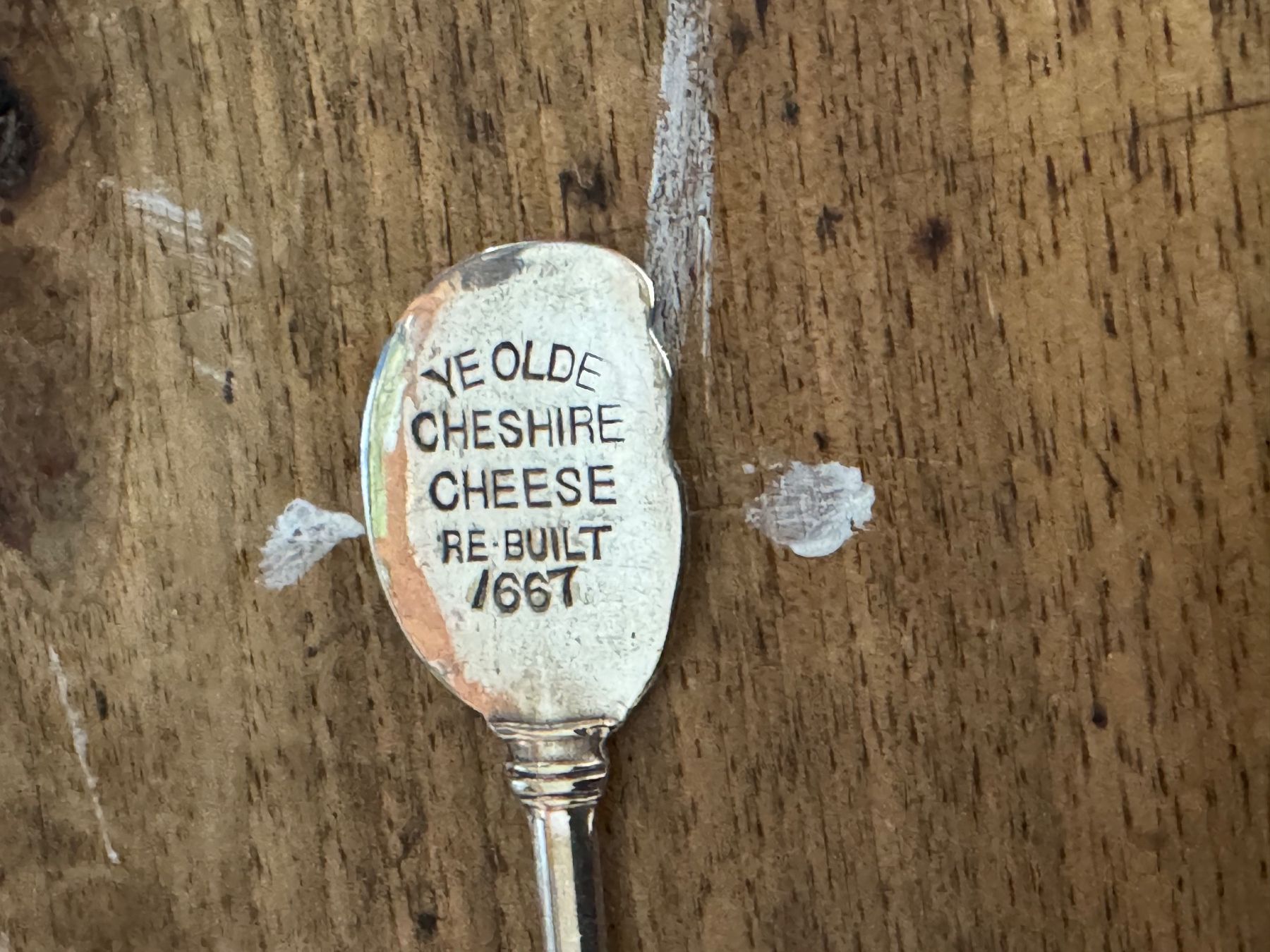 Cuillères: Kaffeelöffel Ye Olde Cheshire Cheese versilbert – D'occasion à Grabs par Barbstucky 4