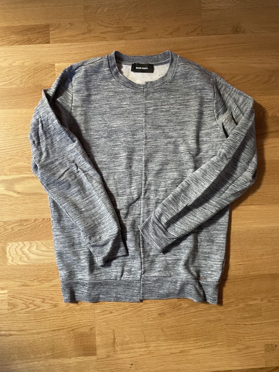 Diesel Pulls & Sweat-shirts: Pull Diesel gris chiné avec fermetures éclair état bon – Neuf (Voir description) à Carouge GE par 74salsasalsa74