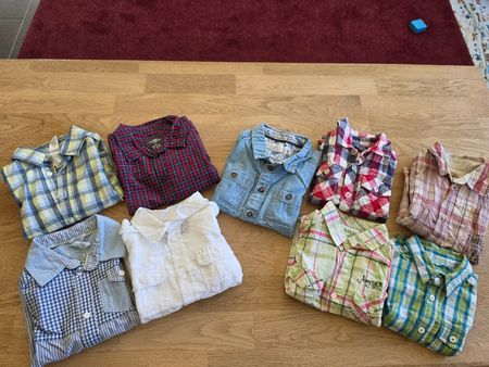Hemd Gr. 86 | schicke Hemden, langarm, kurzarm | pro Stück