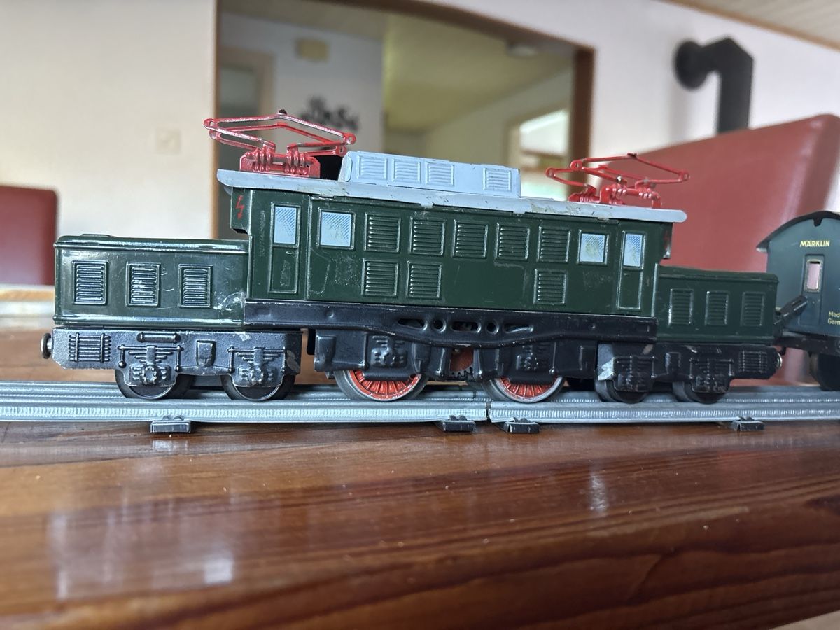 Distler Modellini di ferrovie: Krokodile Distler + Wagon Märklin Spur 0 – Usato da Troistorrents venduto da Patalax
