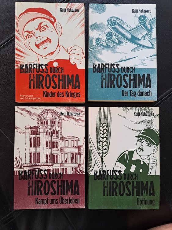 Barfuss durch Hiroshima, komplette Manga Serie