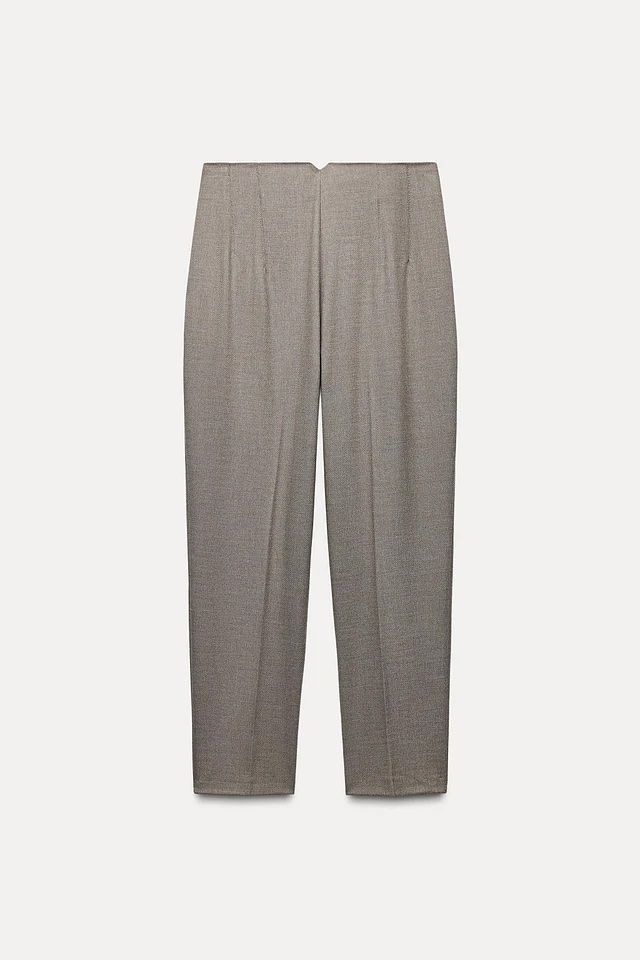 Hosen: Pantalon classique ZARA gris/beige – Gebraucht aus Lausanne von Greenbyaudrey