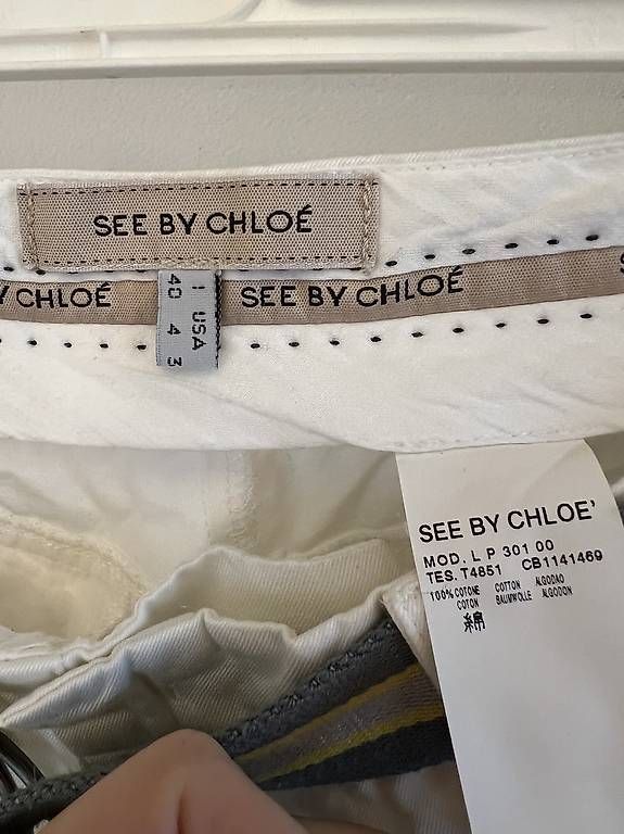 Chloé Pantaloni: Pantalone palazzo cotone See by Chloè – Nuovo (secondo la descrizione) da Luzern venduto da mic_99vf 3