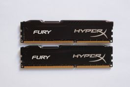 HyperX Fury 2× 8 GB DDR3 RAM