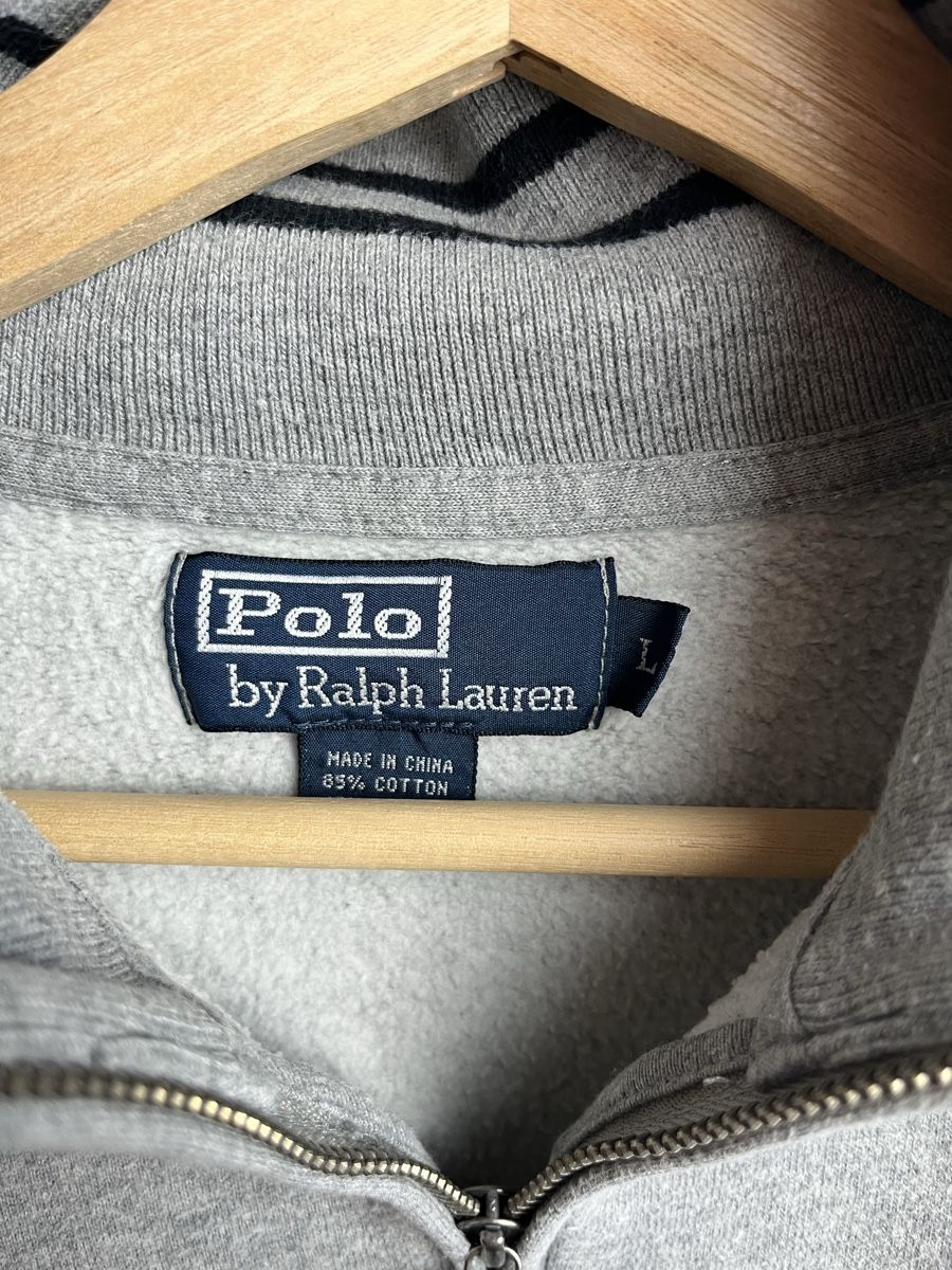 Ralph Lauren Pullover & Sweatshirts: Quarter zip Ralph Lauren gris – Neu (gemäss Beschreibung) aus Les Avanchets von lunedeneige.shop 2