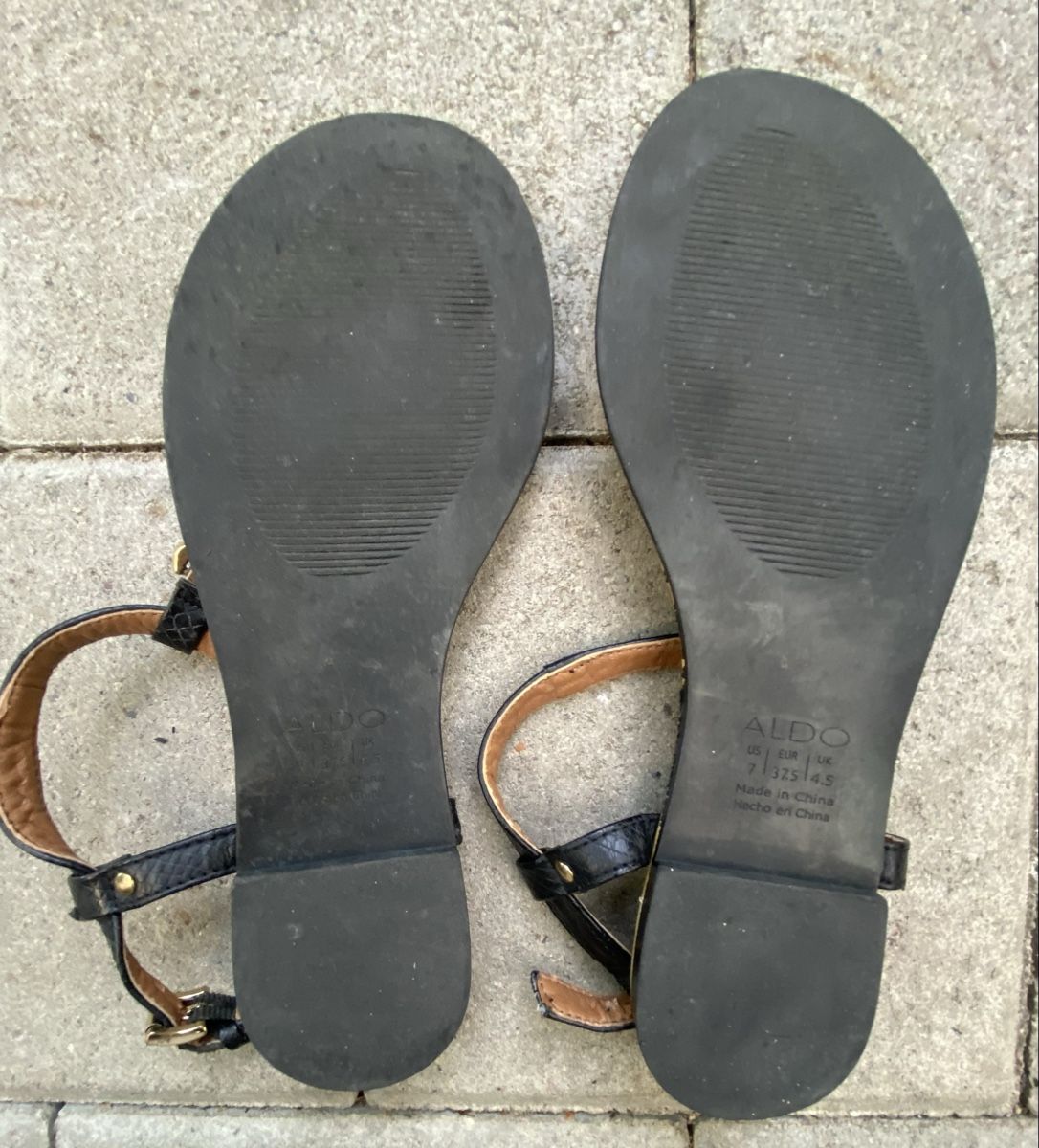 Aldo Damenschuhe: Aldo Sandalen schwarz Gr. 37.5 – Gebraucht aus Zürich von SesePorti 1