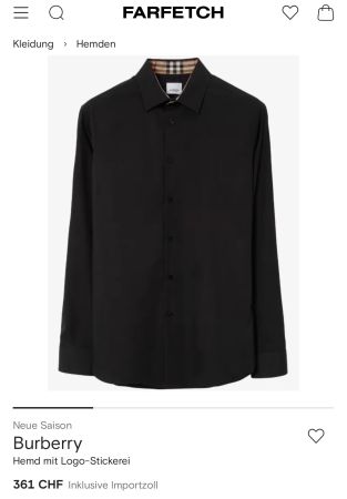 Burberry Hemd G M
