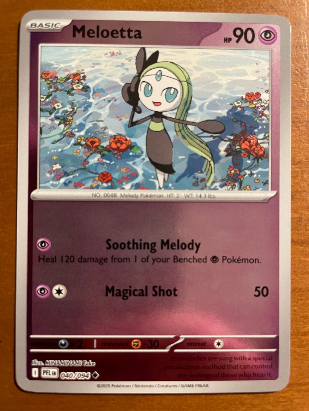 Pokémon Carte collezionabili: Pokemon Meloetta Reverse (Versand gratis) – Nuovo (secondo la descrizione) da Chur venduto da Angerson