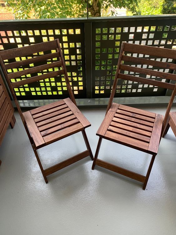 IKEA Äpplarö Gartenstühle Holz Kaufen auf Ricardo