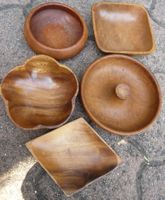 5 Holzschale / 5 Schalen aus Holz