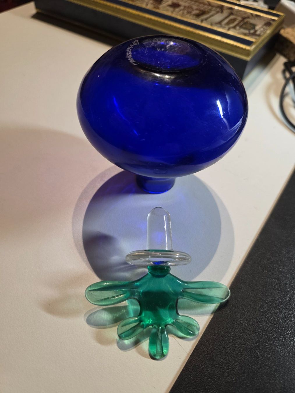Murano Flaconi: Glas Flacon mit Stöpsel, Venini, Murano, 1989 – Usato da Walterswil BE venduto da Lonitti 6