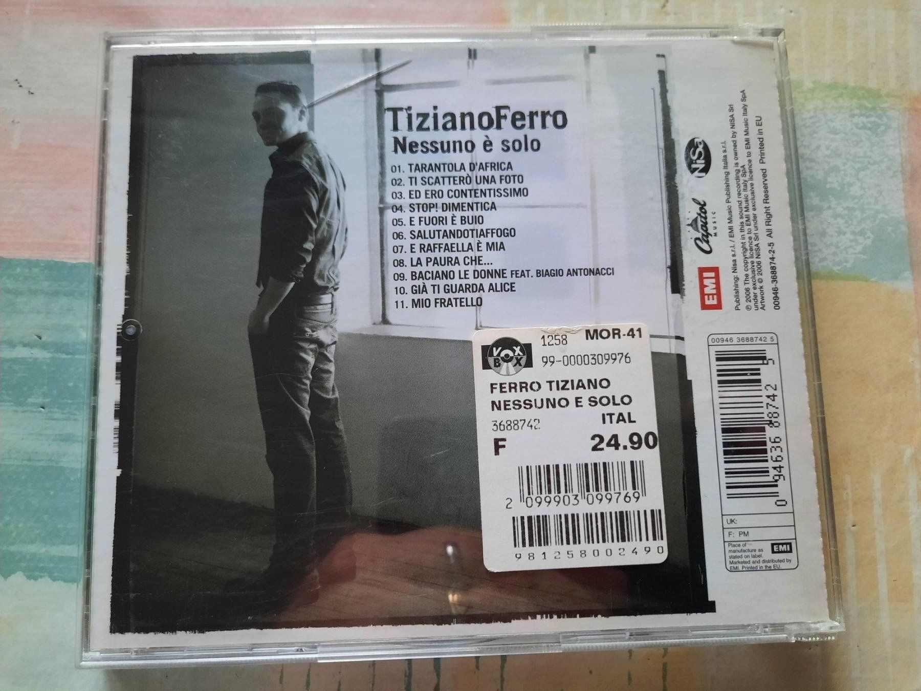 CDs: CD Tiziano Ferro - Nessuno è Solo – Gebraucht aus Pully von bro_n52j 2