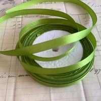 Satin Band Ruban 20 Meter grün Satinband vert