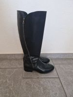 Damenstiefel schwarz mit Reissverschluss Grösse 42 Neu