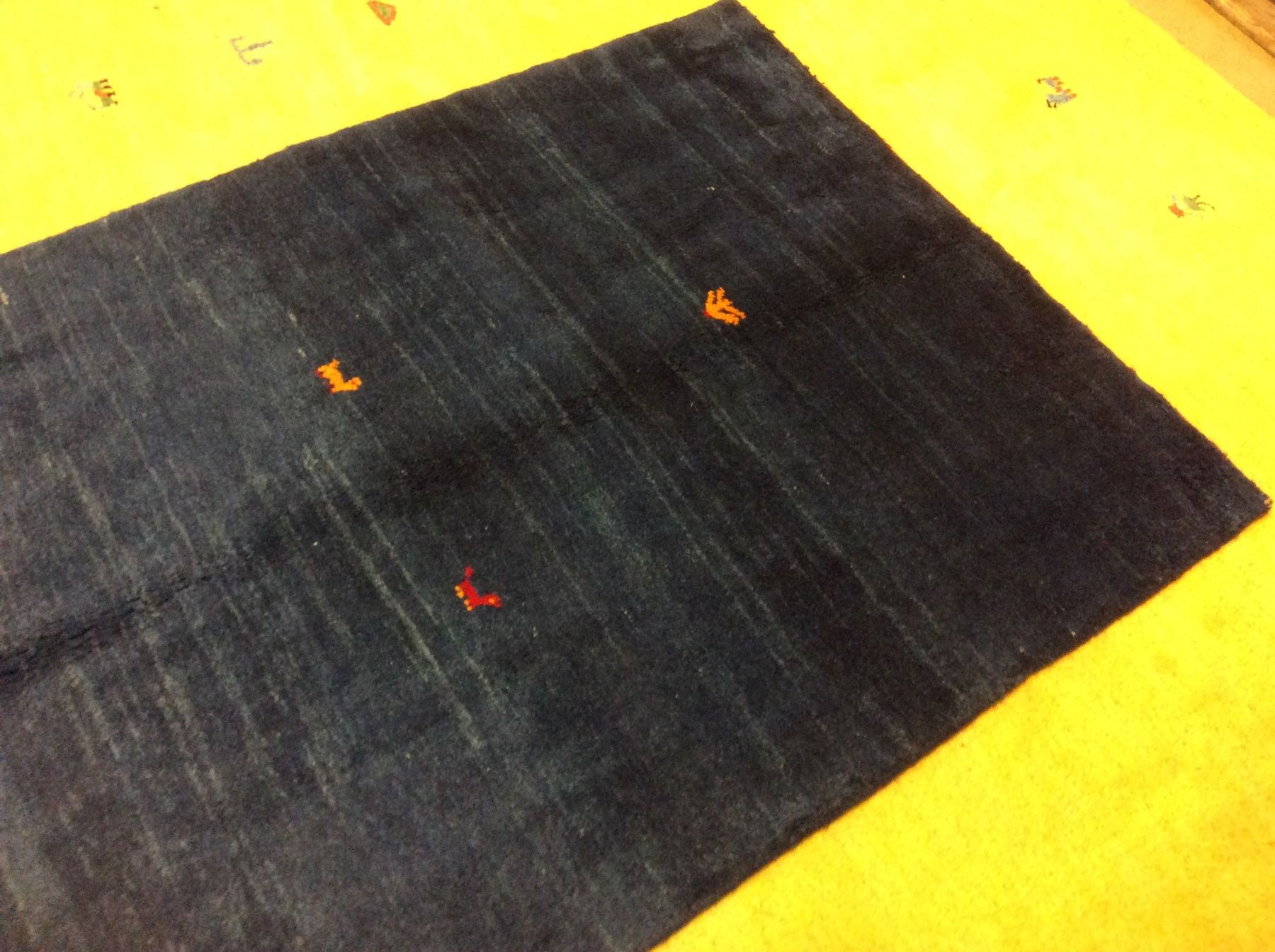 Gabbeh Tappeti: Schöner blauer Gabbeh Orientteppich, Neuware! N 331 – Nuovo e nell'imballaggio originale da Zürich venduto da Hemmat 4